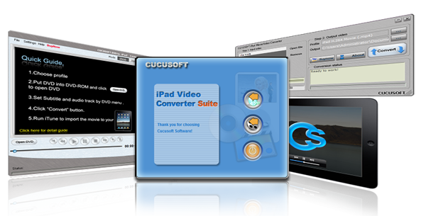 Cucusoft DVD to iPad screenshot by i-Burner