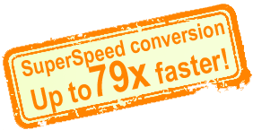 super fast conversion is one of the ConvertXtoDVD feature